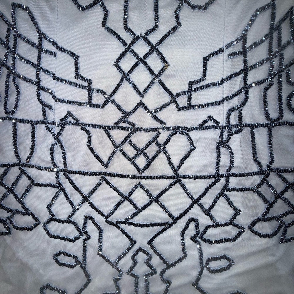 Adrianna Papell Abstract Motif Sheath Dress - Picture 3 of 15